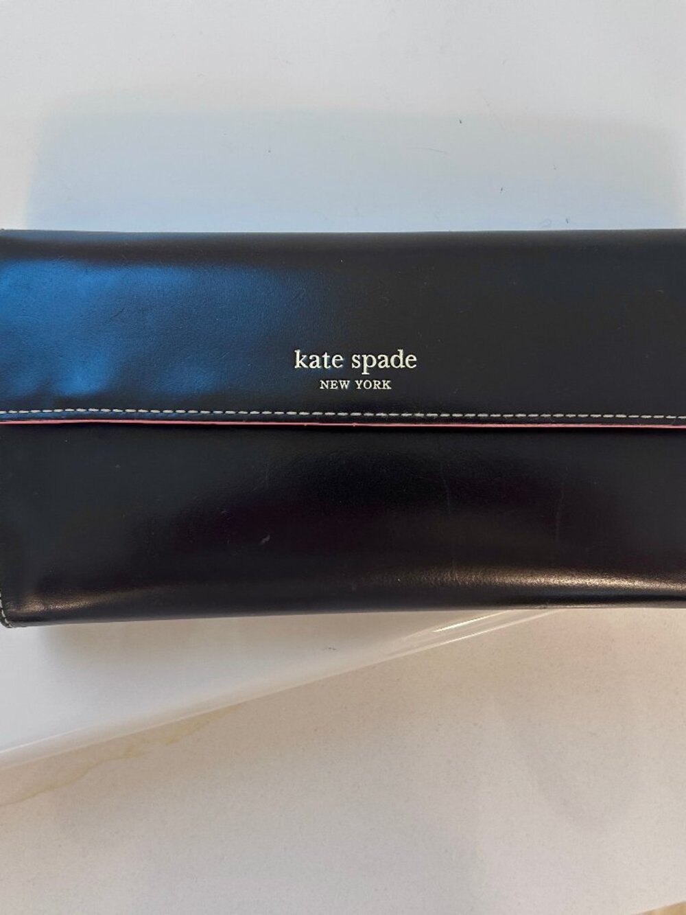 Kate Spade New York Flap Purse/Wallet Cardholder Dark Brown